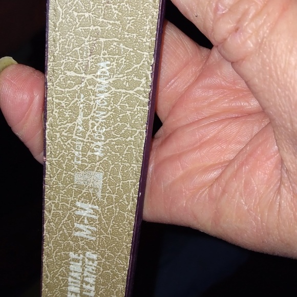 Women's burgundy cat design belt - Picture 9 of 17